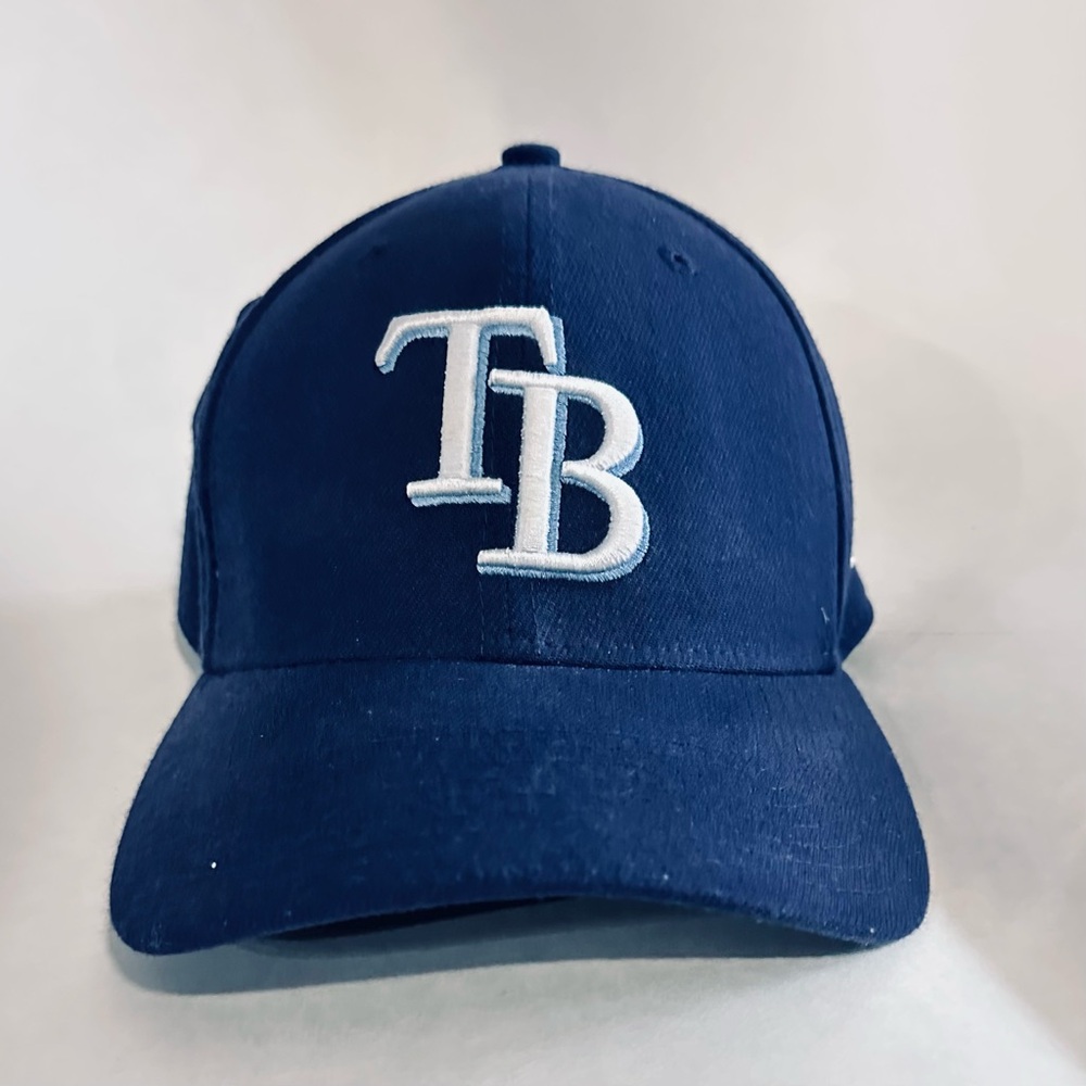 Men's Tampa Bay Rays New Era Navy MLB Team Classic 39THIRTY Flex Hat